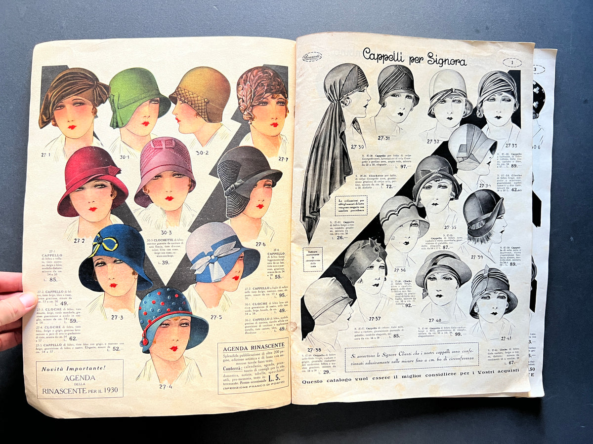 La Rinascente Milano, catalogo semestrale Autunno Inverno 1929-30