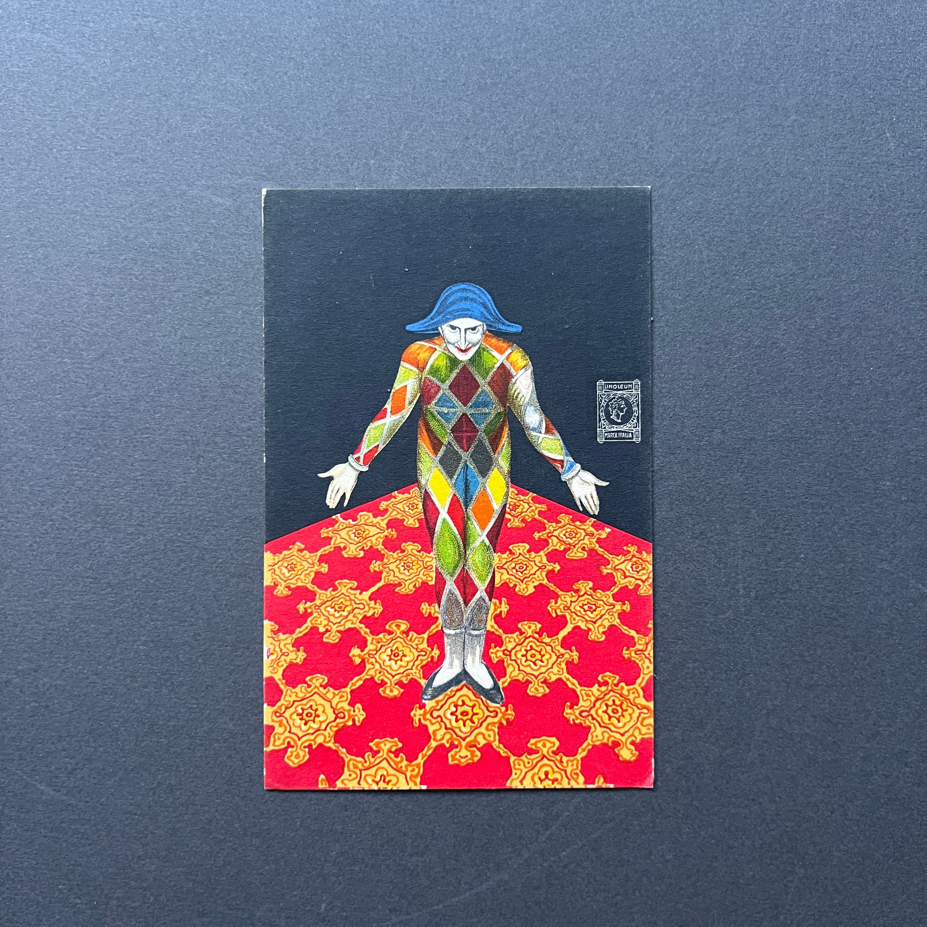 Linoleum, cartolina pubblicitaria di Leonetto Cappiello
