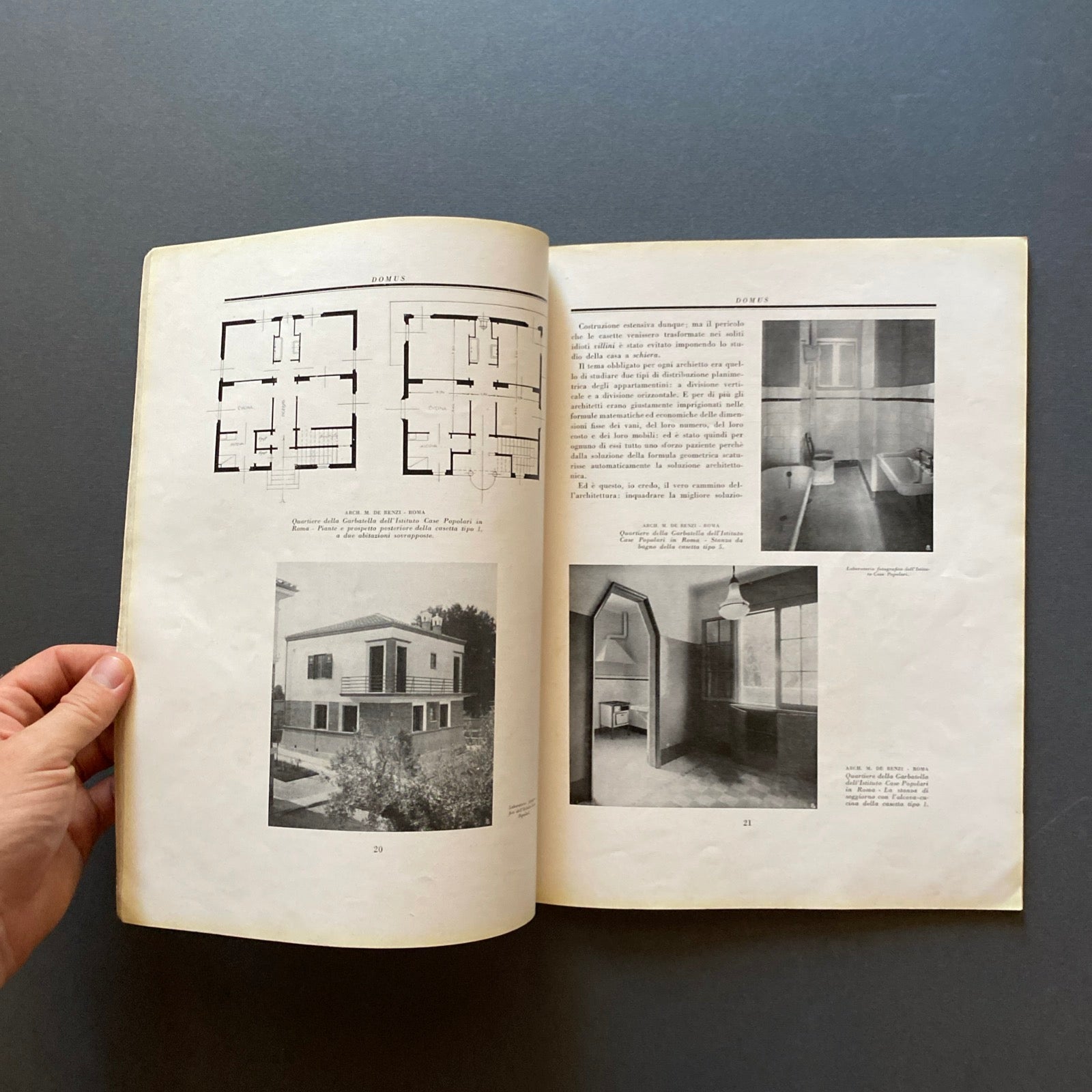 DOMUS. Rivista Mensile diretta da Gio Ponti. 1930, Anno III n. 2 Febbraio