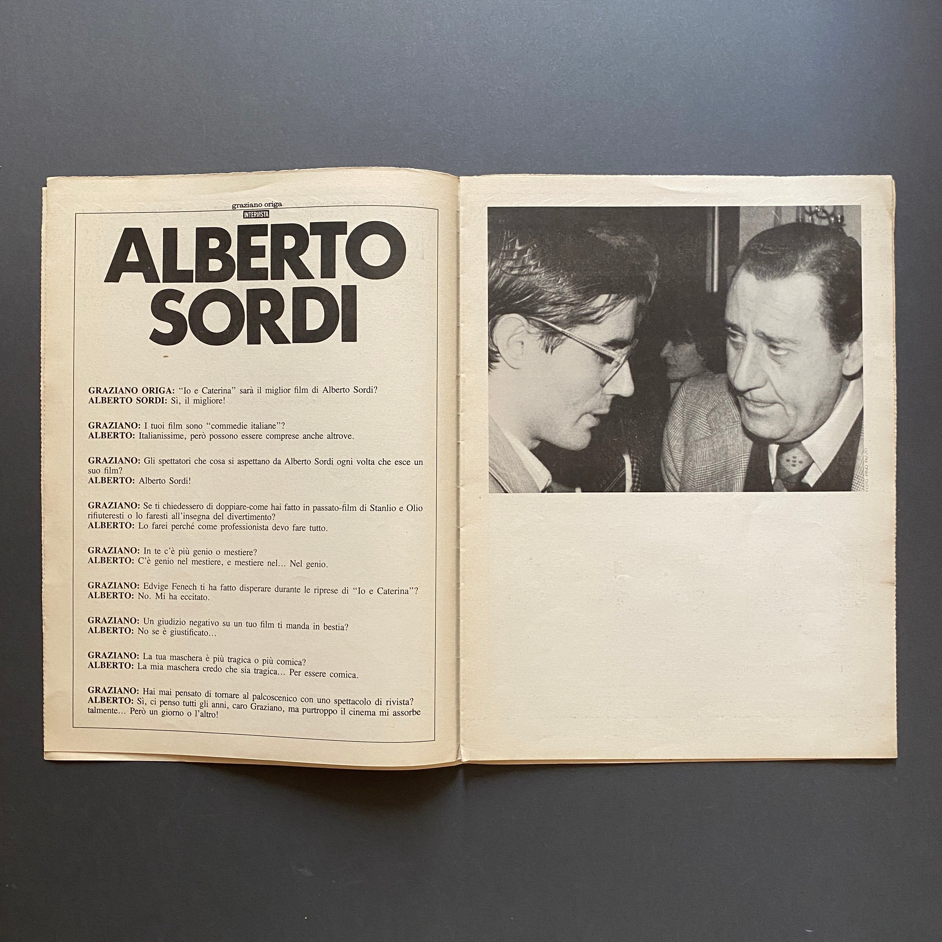 Graziano Origa Magazine, ARTIST, n.10 1981