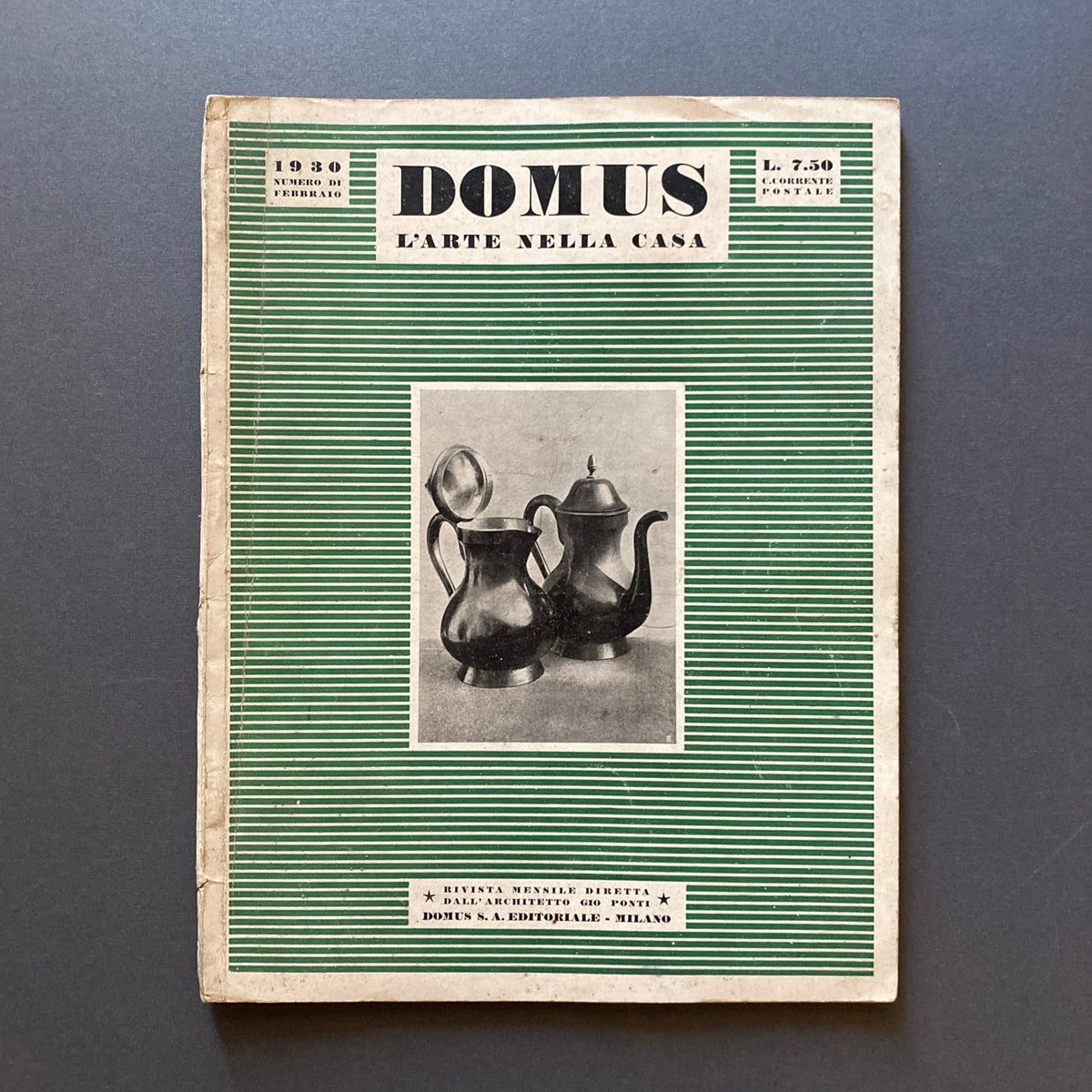DOMUS. Rivista Mensile diretta da Gio Ponti. 1930, Anno III n. 2 Febbraio