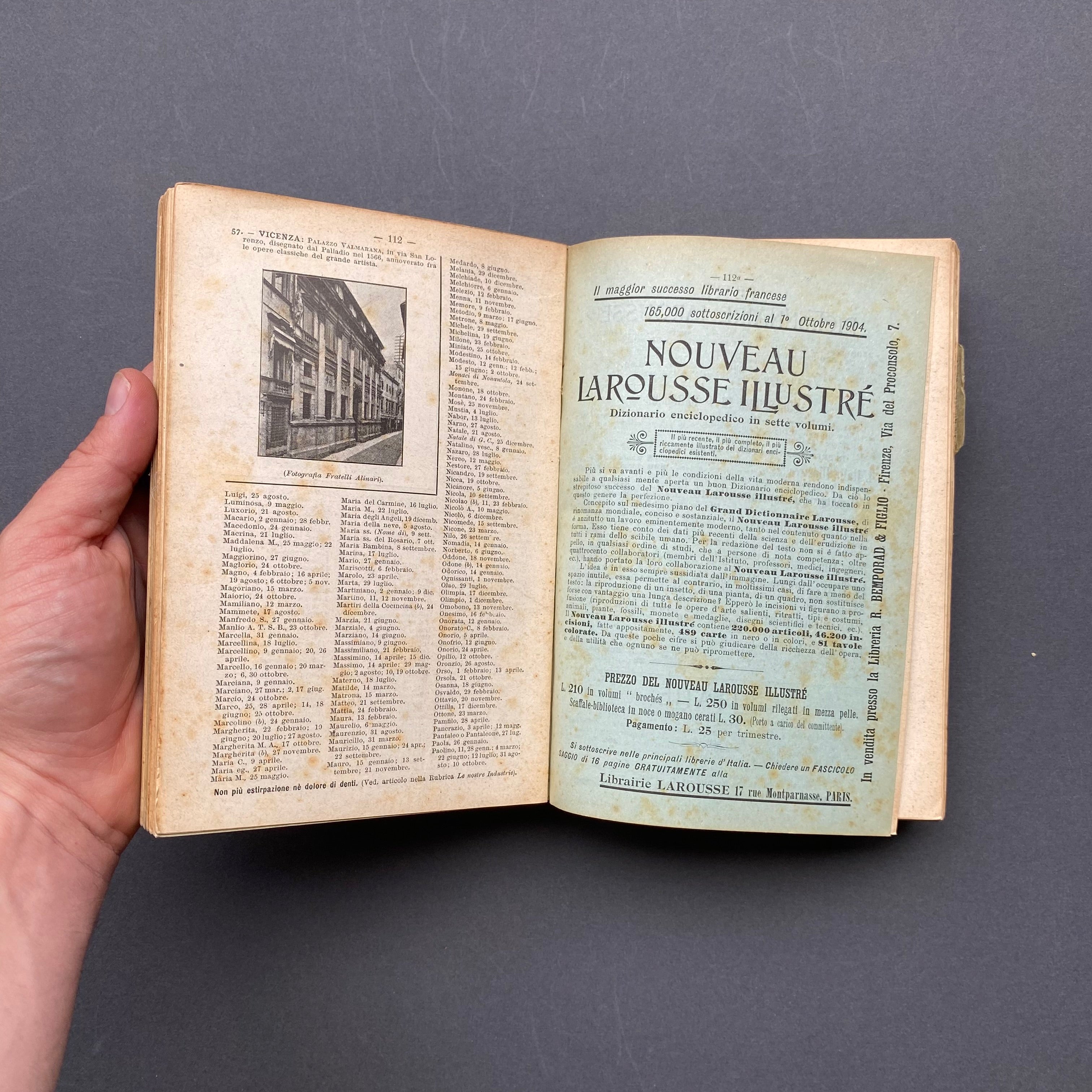Almanacco Italiano 1905. Piccola enciclopedia popolare della vita pratica.