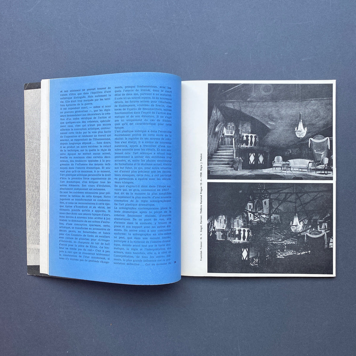 Scenographie: Le Theatre Tchecoslovaquie. Bulletin, 1962