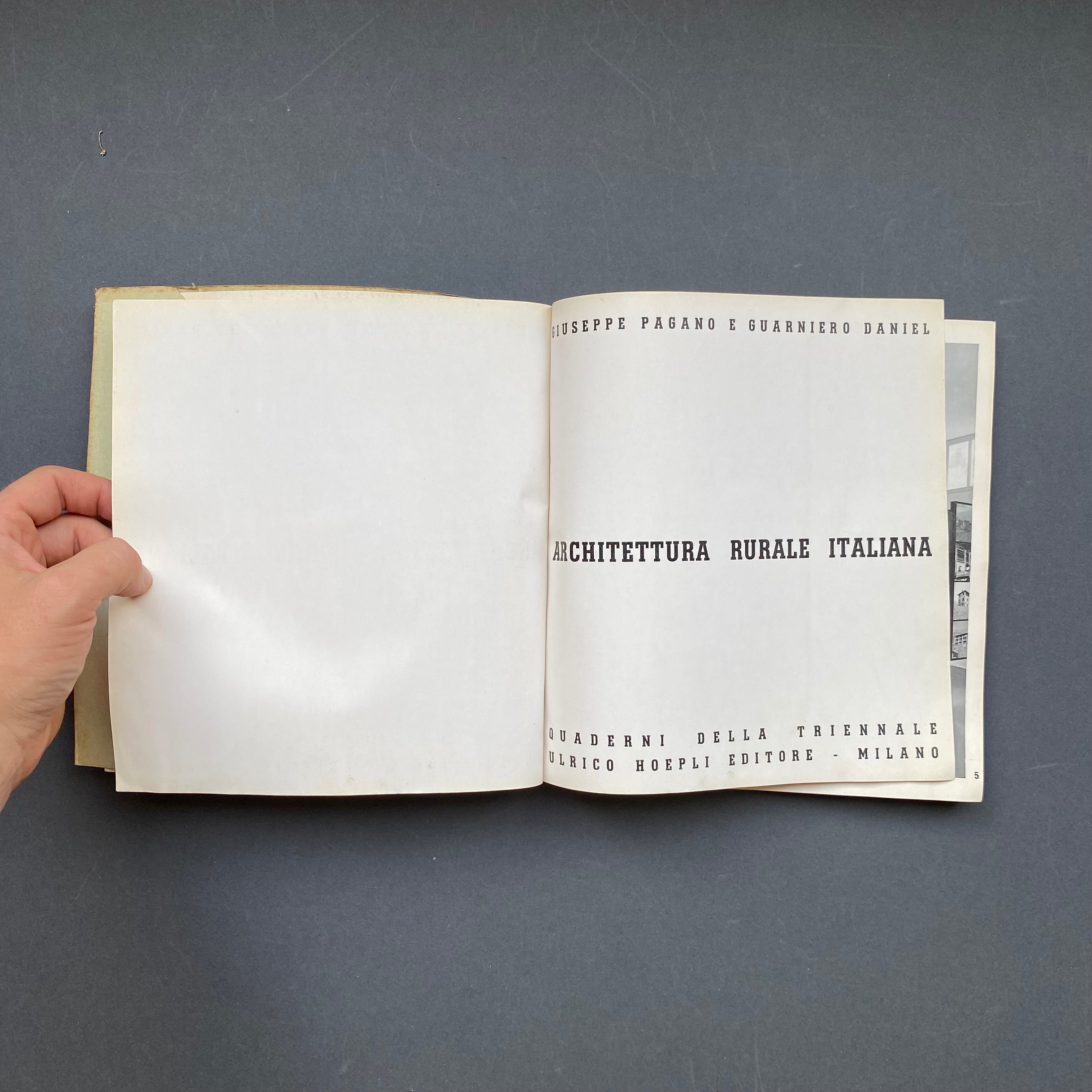 Giuseppe Pagano, Architettura rurale italiana. Quaderni della triennale, 1936