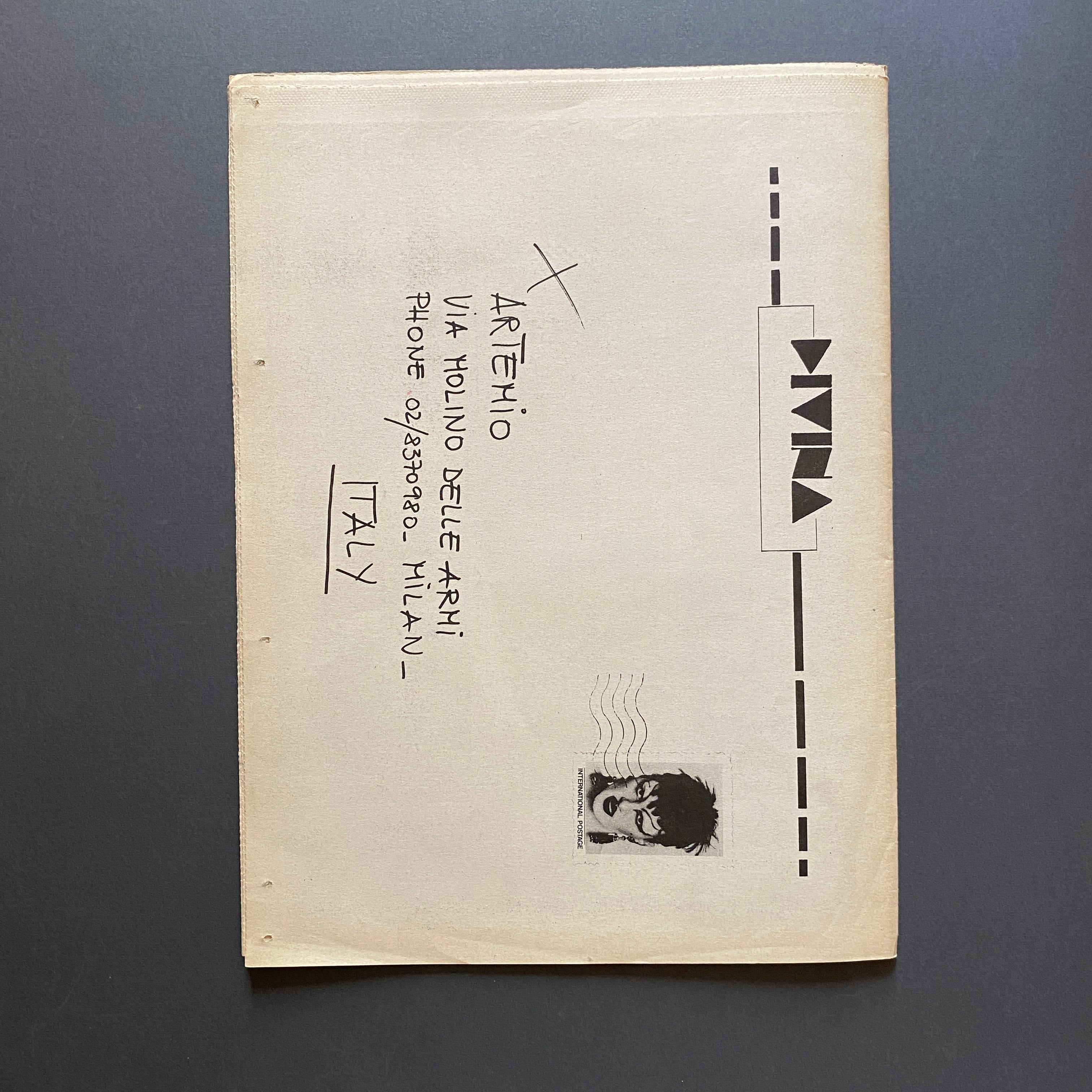 Graziano Origa Magazine, ARTIST, n.10 1981