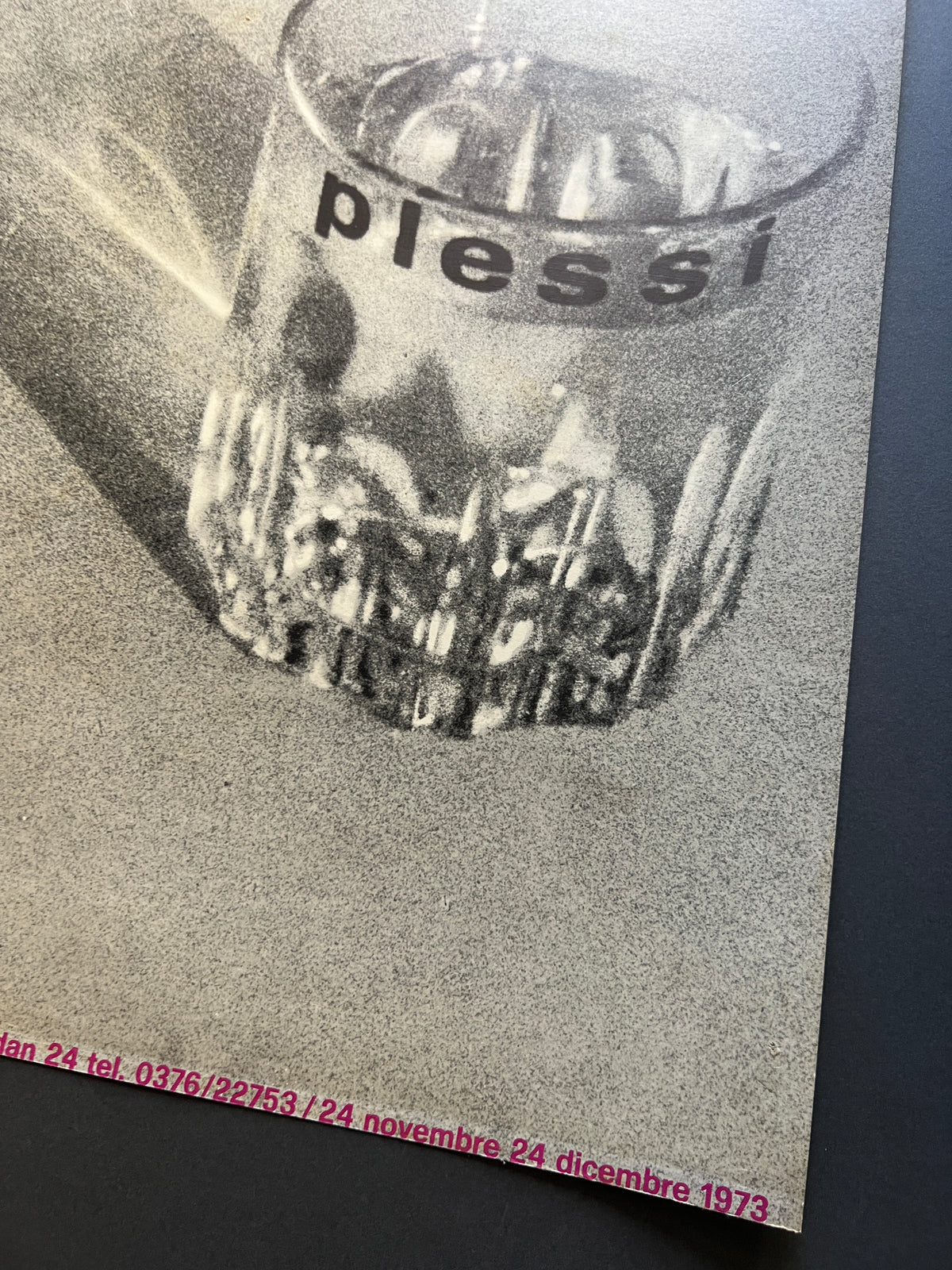 Fabrizio Plessi, Il Chiodo Arte Contemporanea Mantova 1973 - Poster Originale