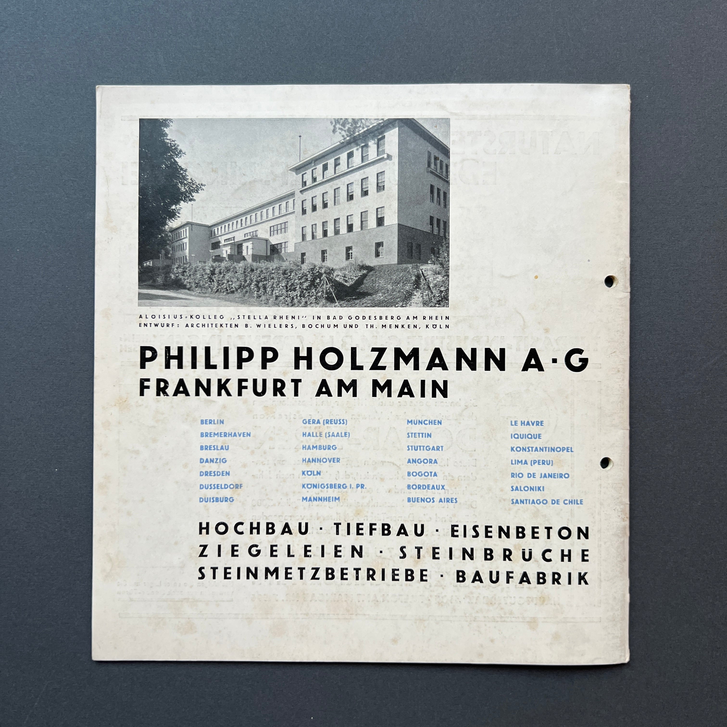 Das Neue Frankfurt n. 1 IV Jahrg. Januar 1930. Monatsschrift für die probleme moderner gestaltung