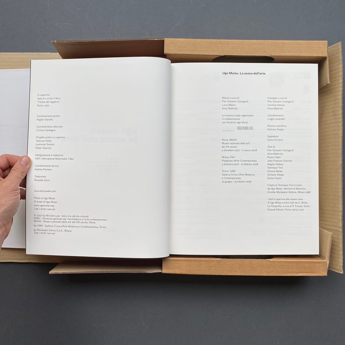 Ugo Mulas, La Scena dell'arte, Electa MAXXI, 2007