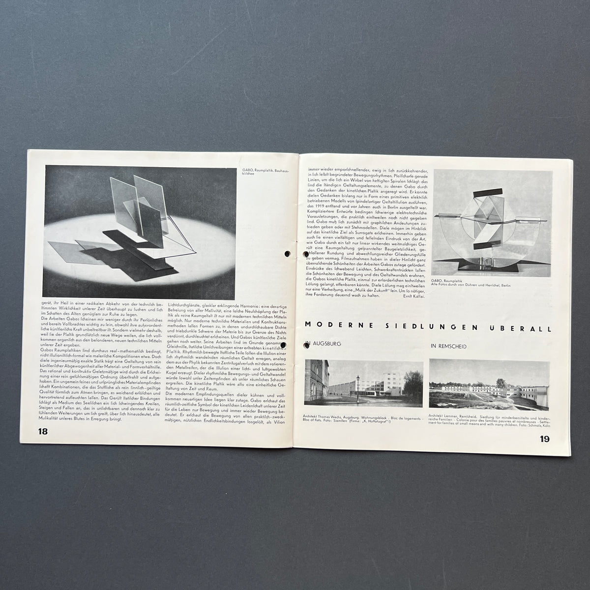Das Neue Frankfurt n. 1 IV Jahrg. Januar 1930. Monatsschrift für die probleme moderner gestaltung