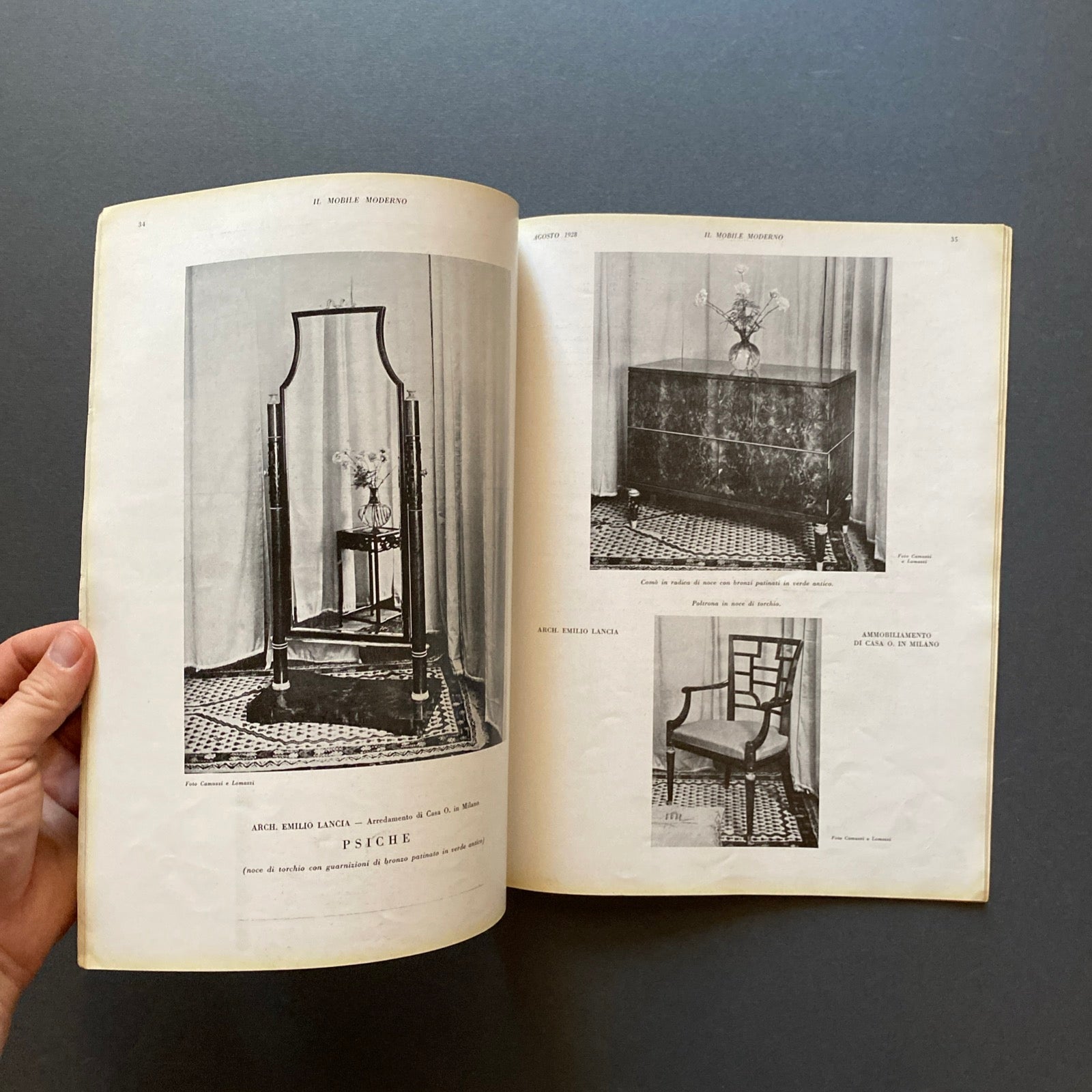 DOMUS. Rivista Mensile diretta da Gio Ponti. 1928, Anno I n. 8