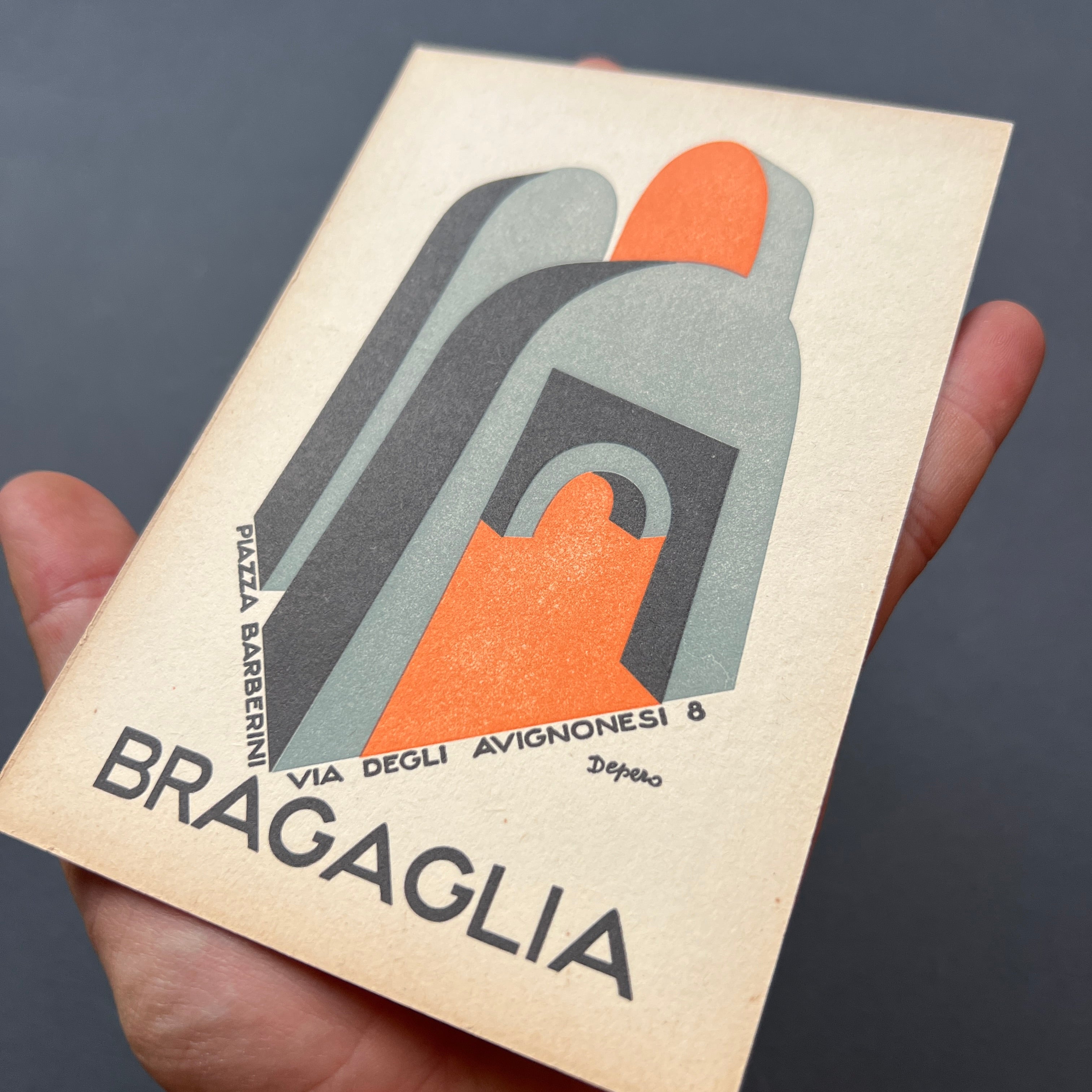 BRAGAGLIA Anton Giulio, Fantasia architettonica di Depero