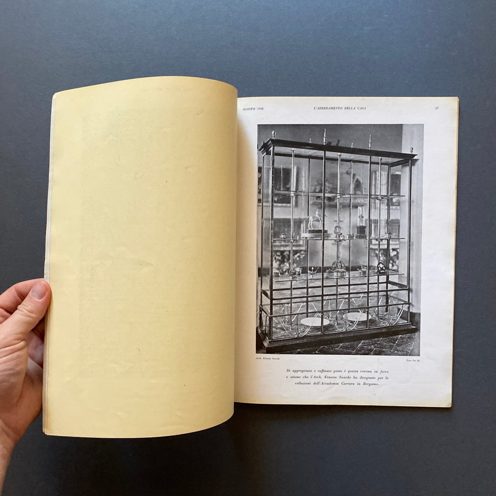 DOMUS. Rivista Mensile diretta da Gio Ponti. 1928, Anno I n. 8