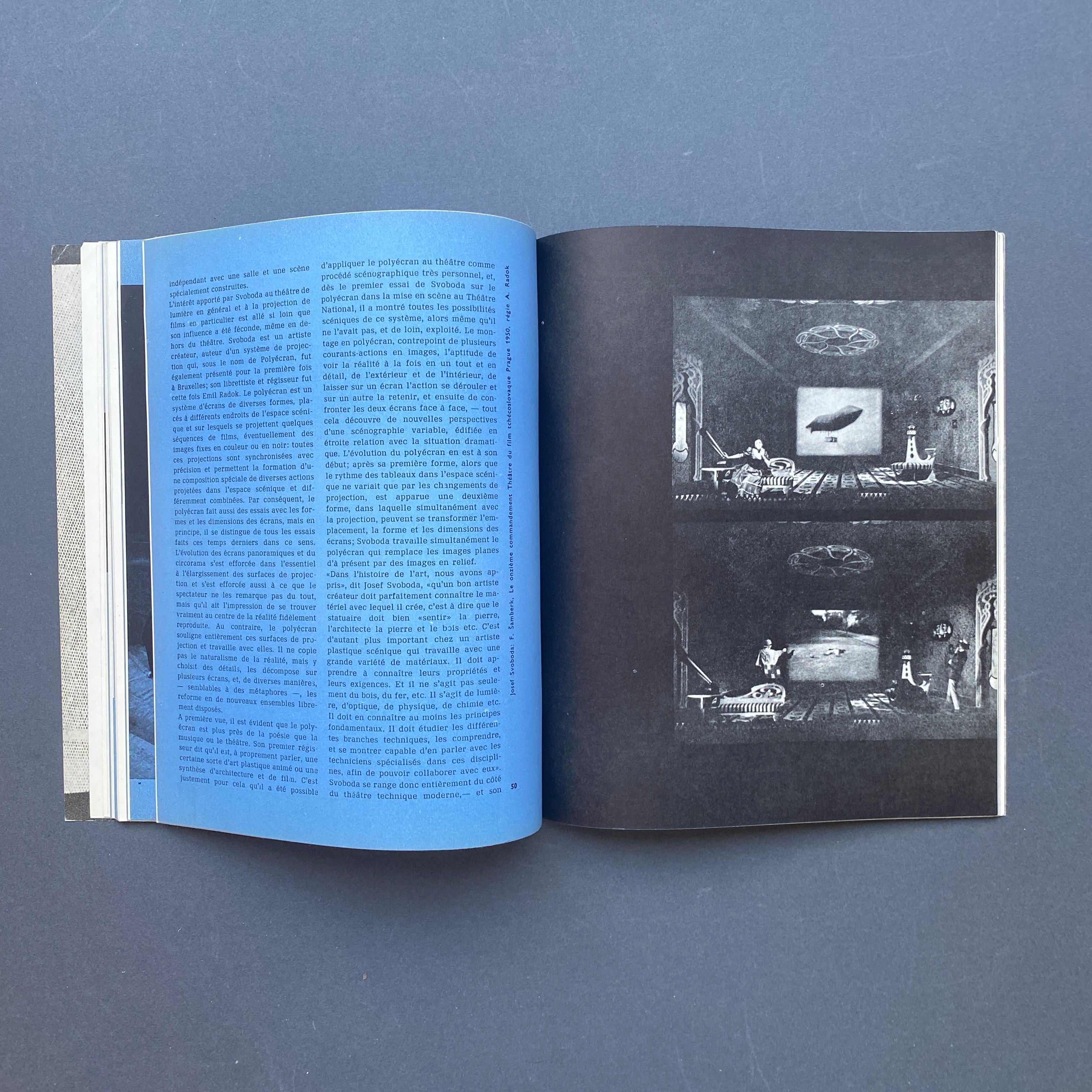 Scenographie: Le Theatre Tchecoslovaquie. Bulletin, 1962