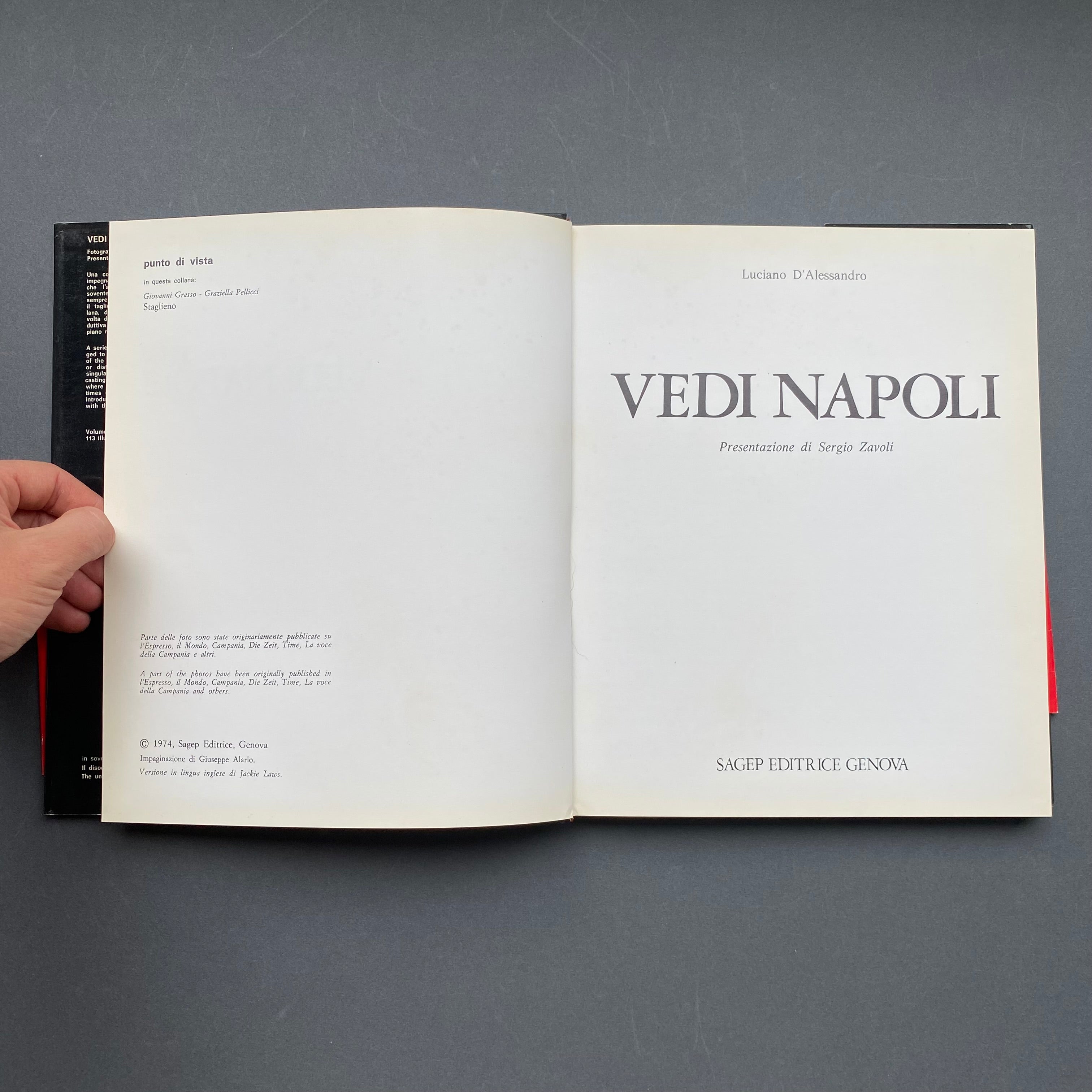 Luciano D'Alessandro, Vedi Napoli. Presentazione di Sergio Zavoli