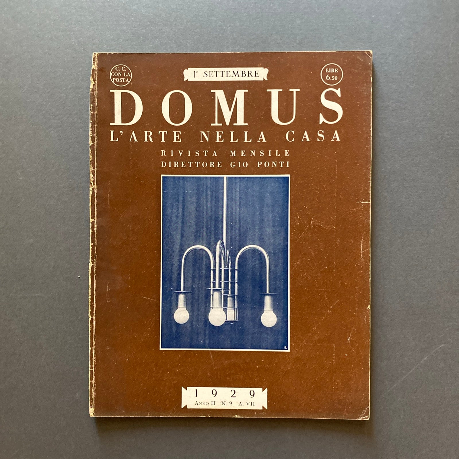 DOMUS. Rivista Mensile diretta da Gio Ponti. 1929, Anno II n. 9