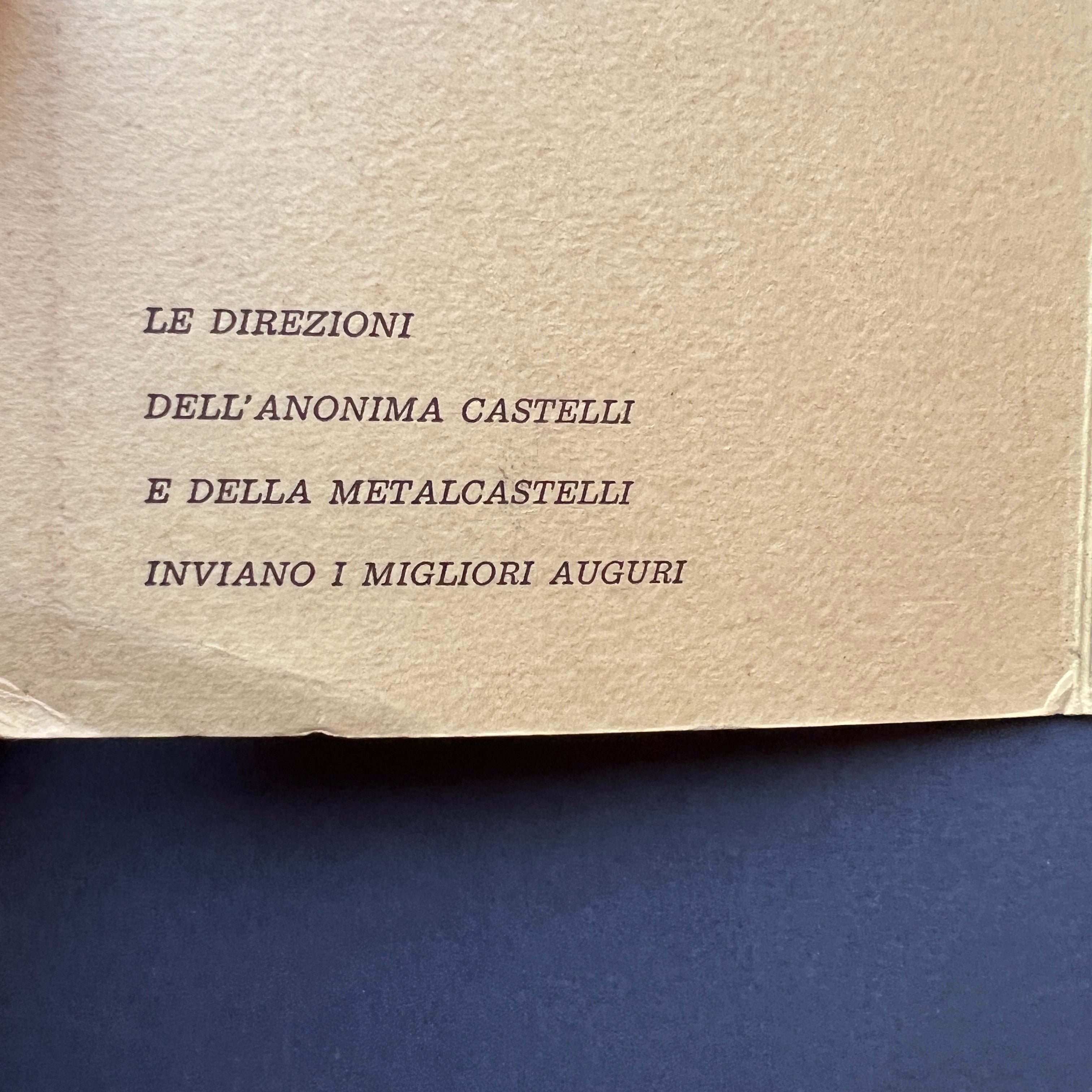Anonima Castelli e Metalcastelli, Auguri di Natale, anni 70