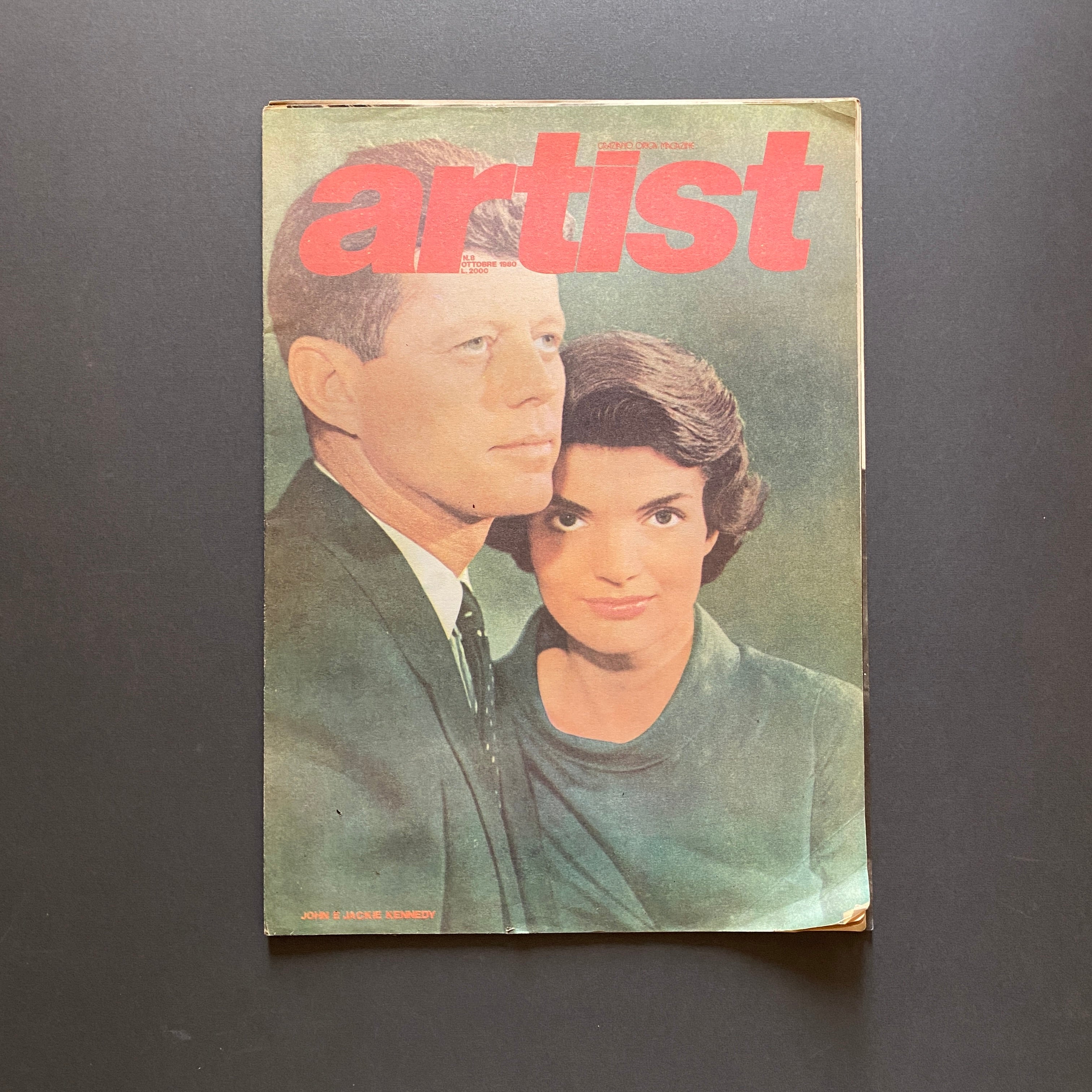 Graziano Origa Magazine, ARTIST, n.8 1980, John e Jackie Kennedy