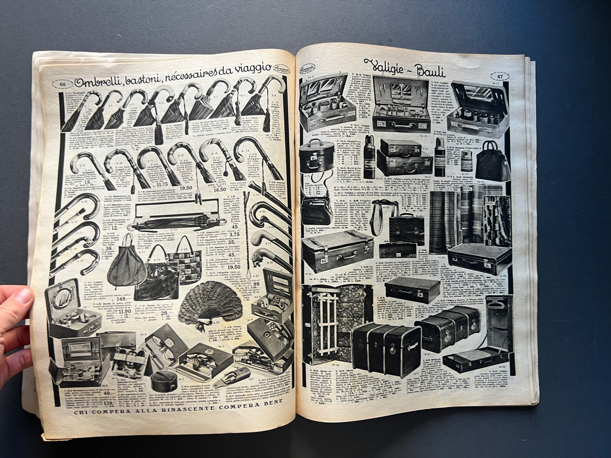 La Rinascente Milano, catalogo semestrale Autunno Inverno 1929-30