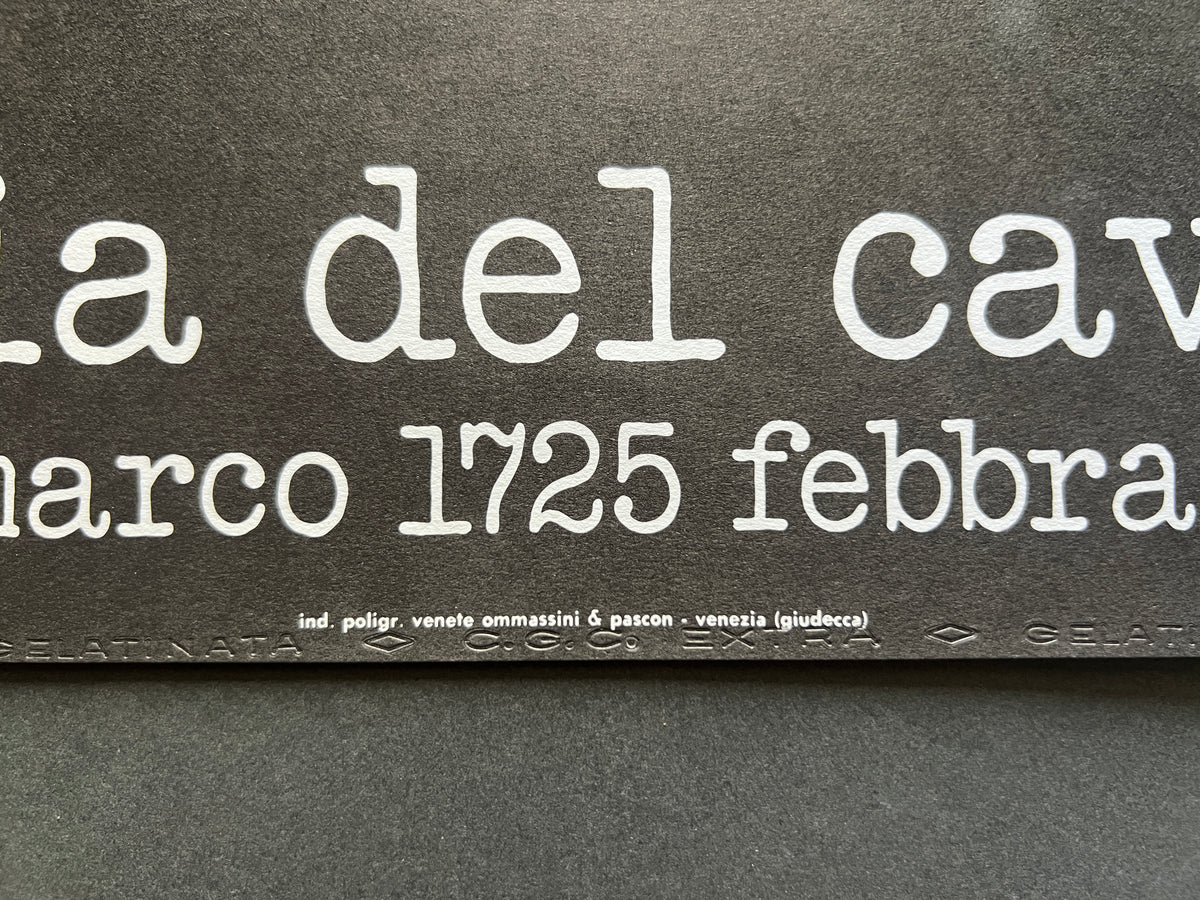 VIDEOTAPES. galleria del cavallino Venezia San Marco - febbraio marzo 1975