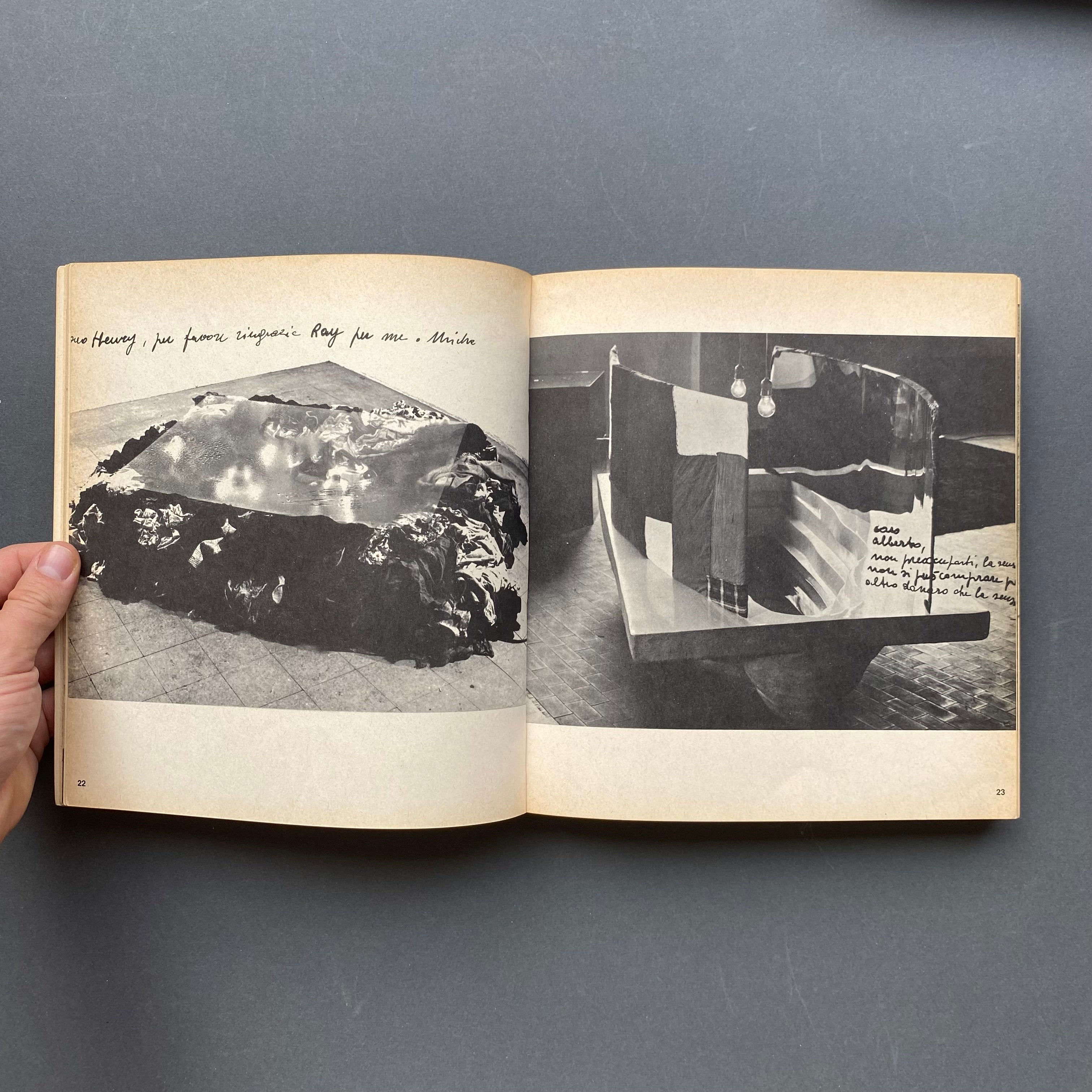 Germano Celant, Arte Povera, prima edizione Mazzotta 1969