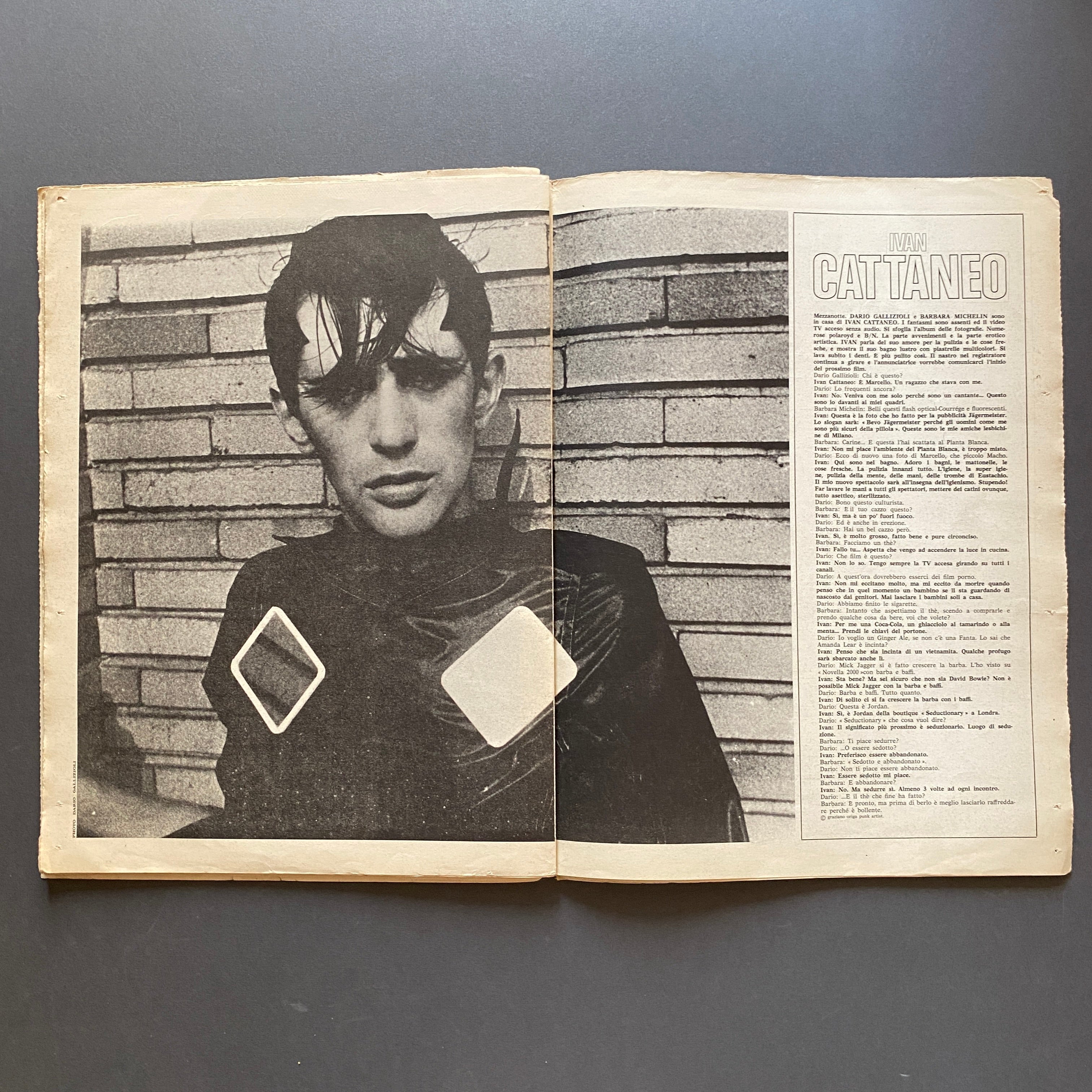 Graziano Origa Magazine, PUNK ARTIST, n.5 1979
