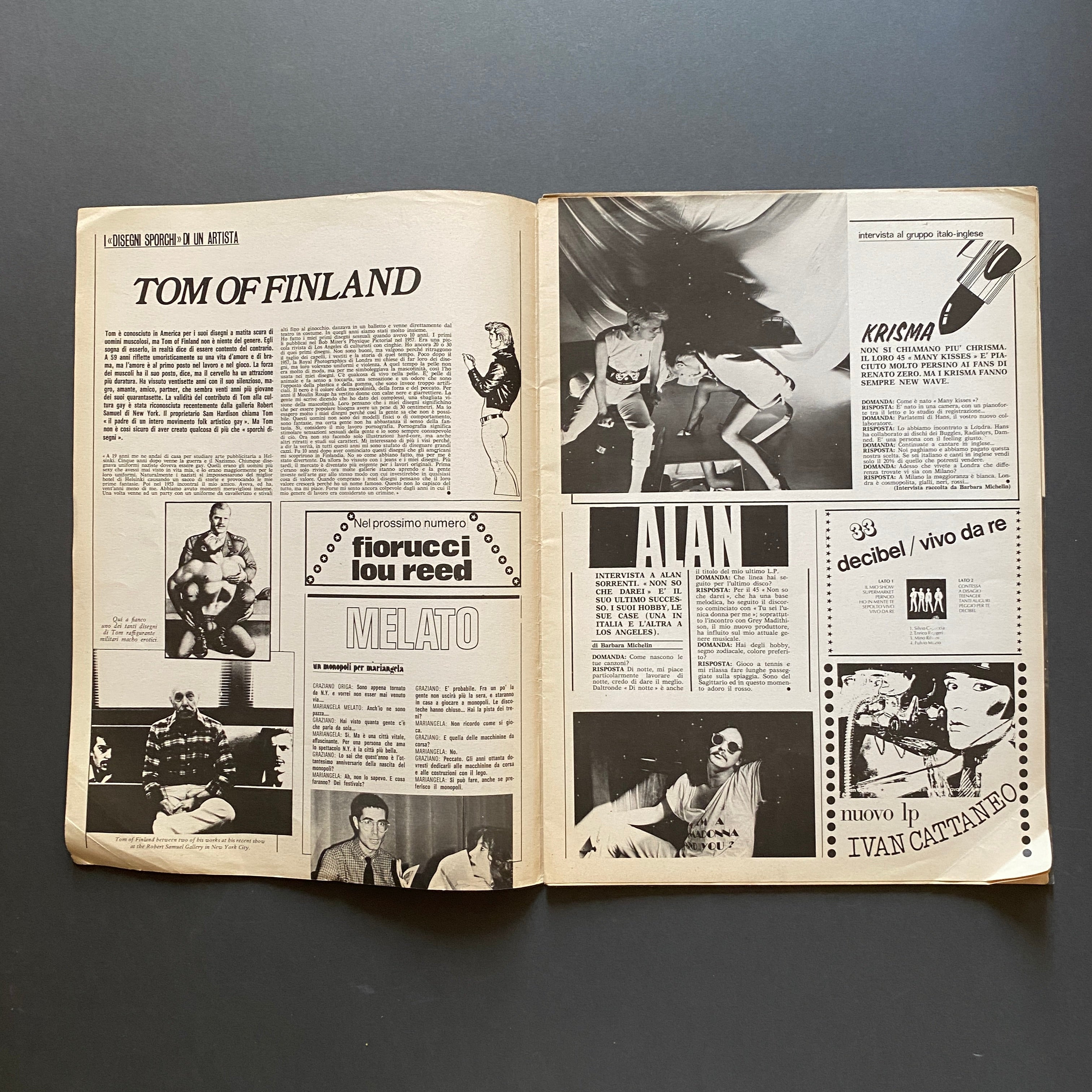 Graziano Origa Magazine, ARTIST, n.8 1980, John e Jackie Kennedy