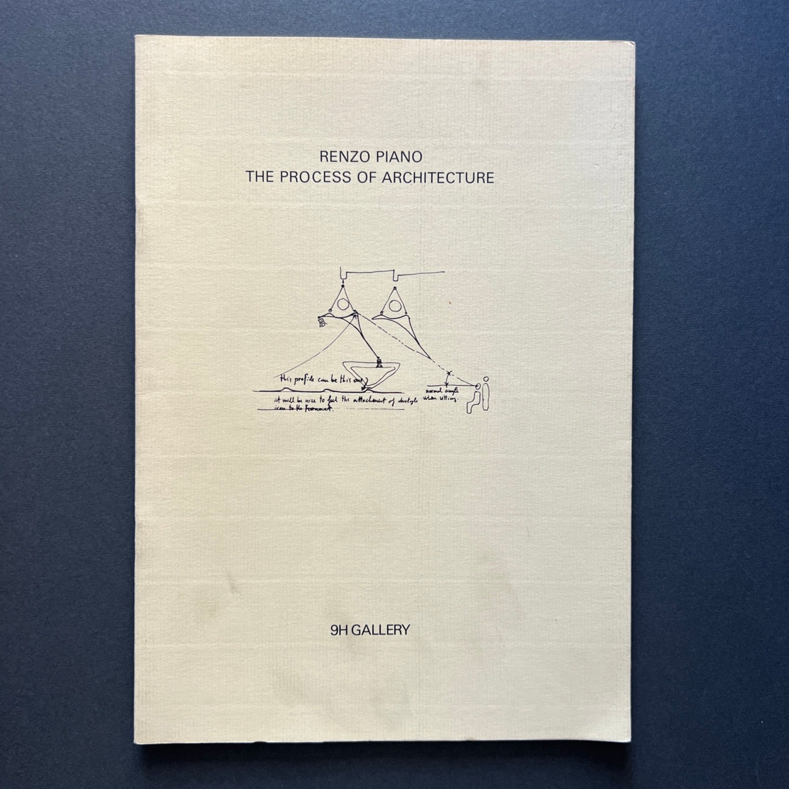Renzo Piano. The process of Architecture. 9H Gallery