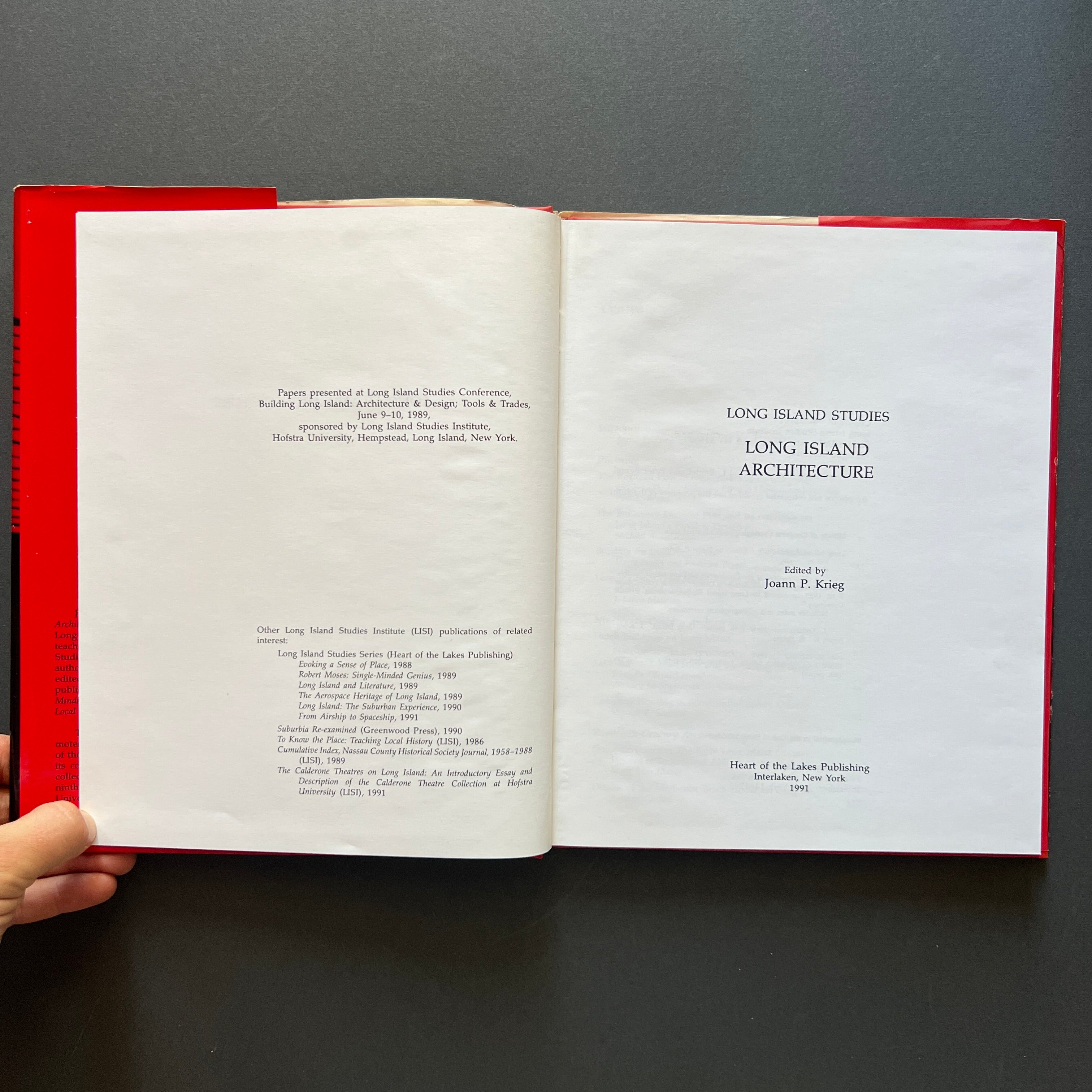 Long Island Architecture, edited by Joann P. Krieg