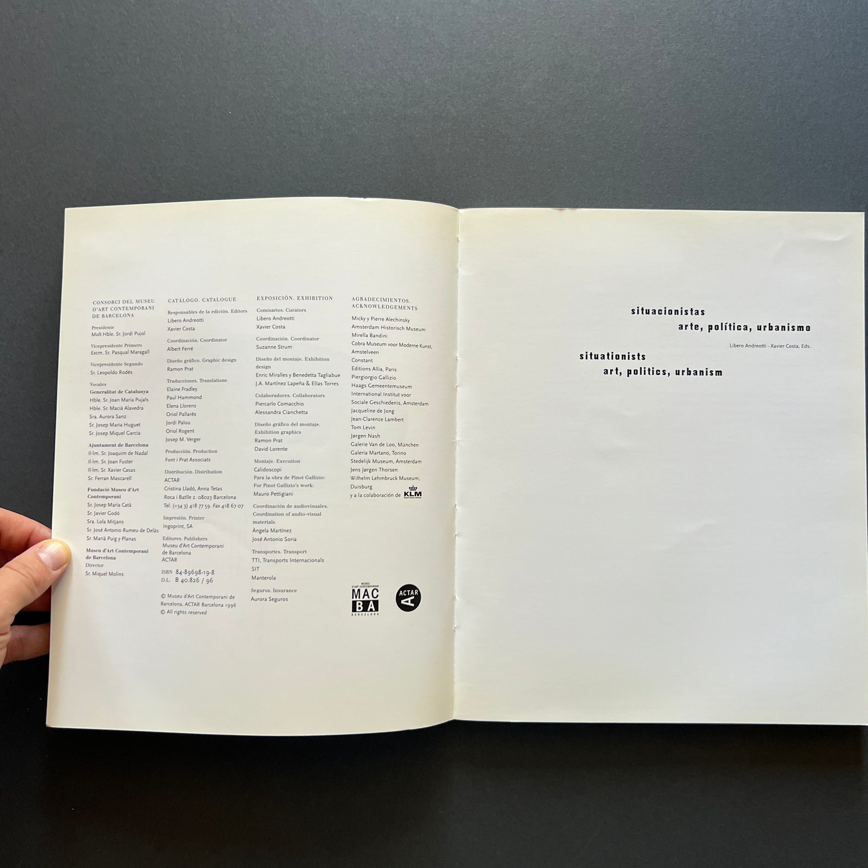 Situationist. Arts, Politics, Urbanism. Situacionistas. Arte, politica, Urbanismo