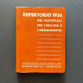 Repertorio 1934 dei materiali per l’edilizia e l’arredamento, Giuseppe Pagano