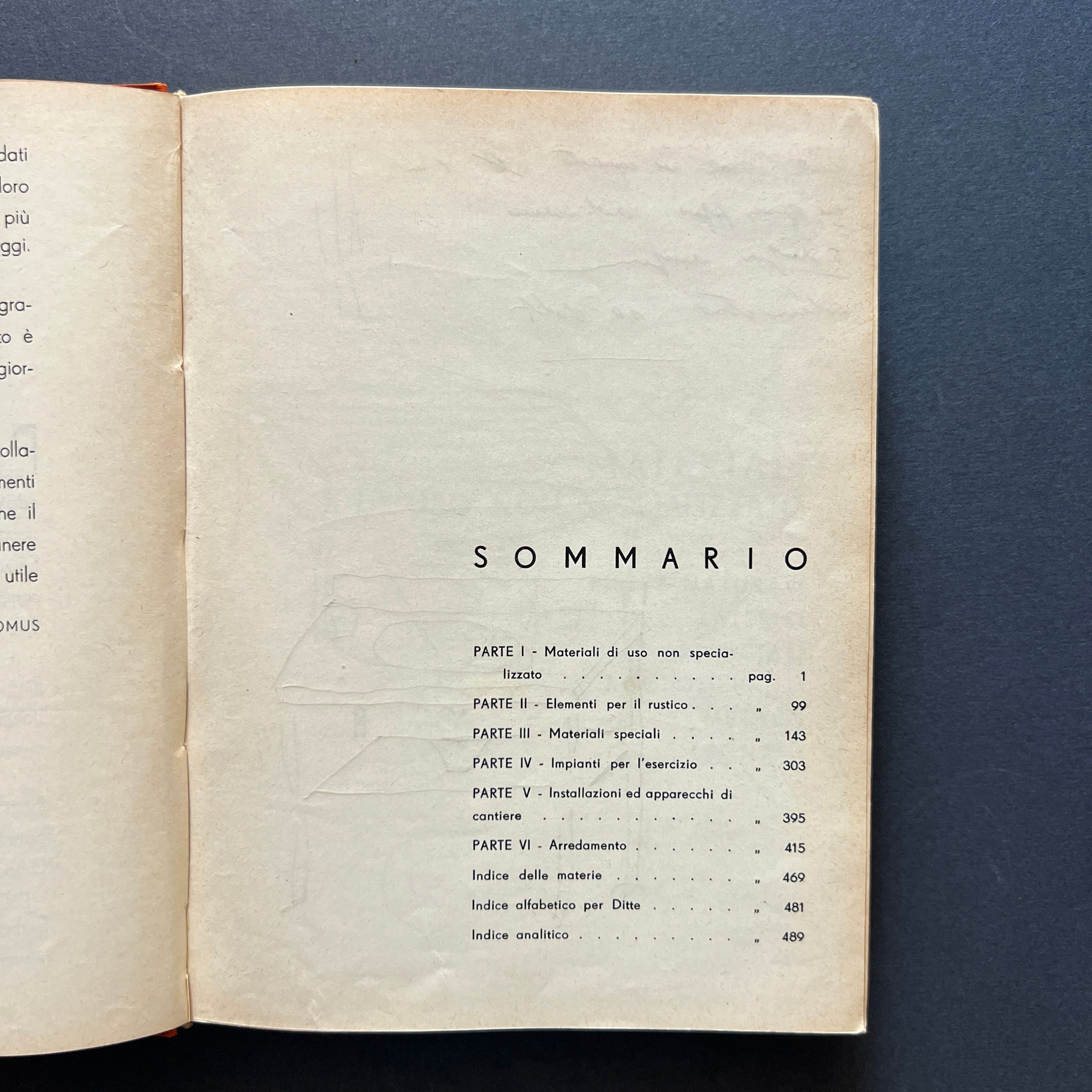 Repertorio 1934 dei materiali per l’edilizia e l’arredamento, Giuseppe Pagano
