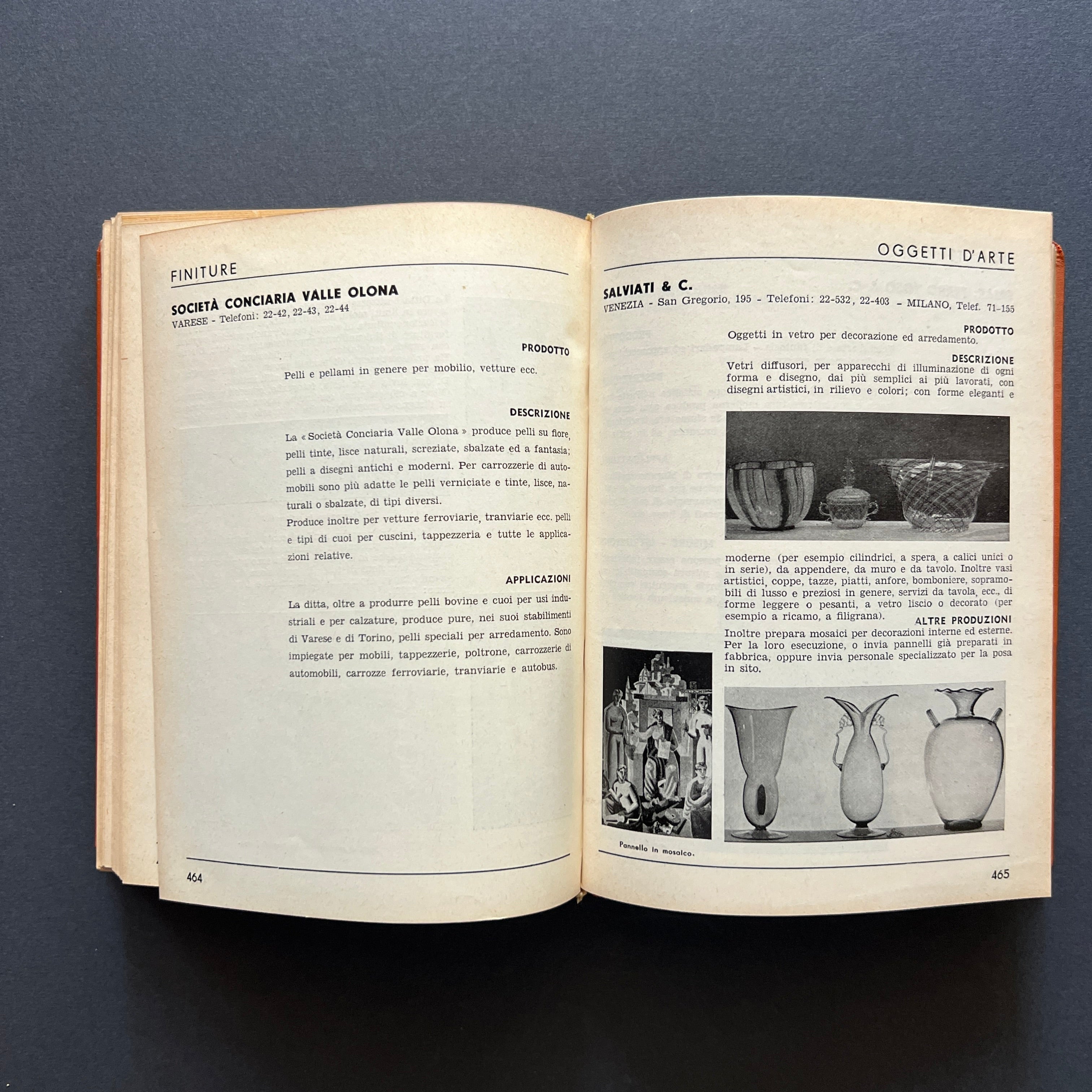 Repertorio 1934 dei materiali per l’edilizia e l’arredamento, Giuseppe Pagano
