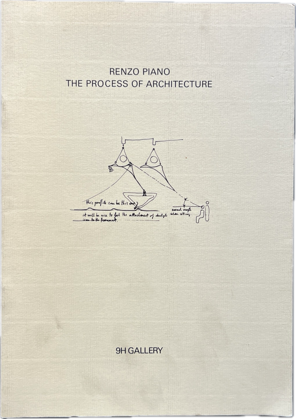 Renzo Piano. The process of Architecture. 9H Gallery